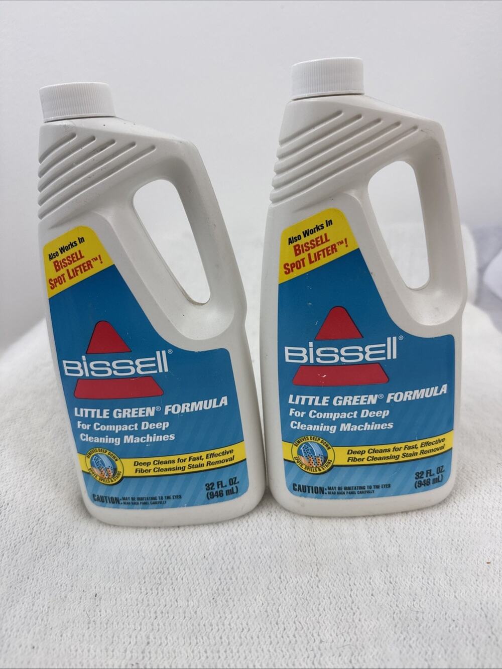 2 Bissell Little Green Formula Carpet Cleaner Deep Clean 32oz Concentrate SEALED